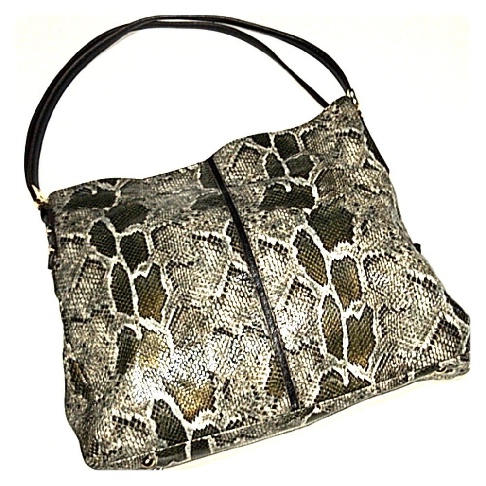 Anne Klein | Faux Snakeskin Shoulder Bag